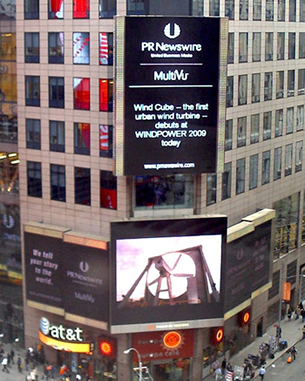 WindCube Debut in Times Square